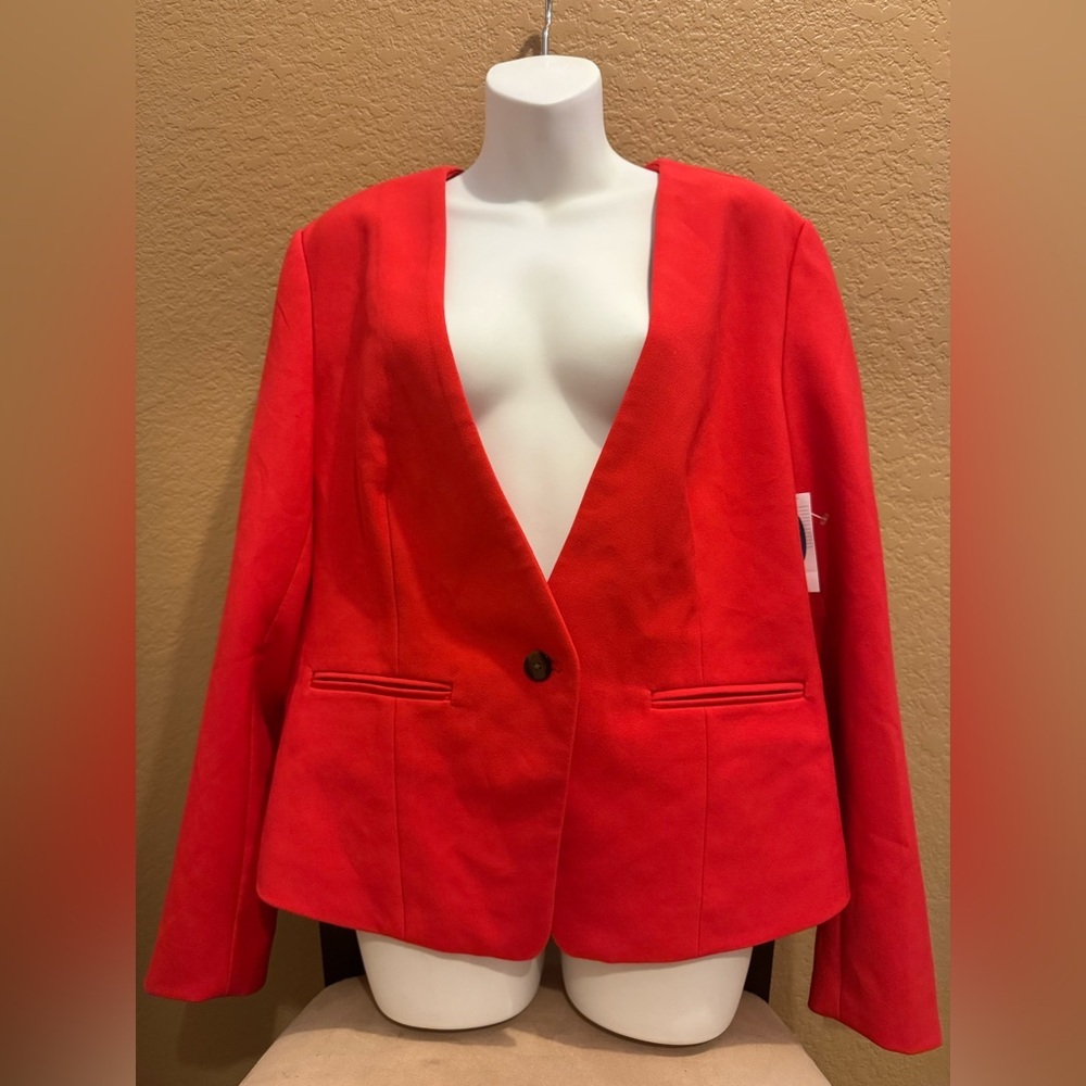 Old Navy Red Women's Blazer Jacket